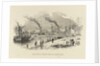 Steam boats at Adelaide Wharf, off London Bridge, including 'Kent' and 'Magnet' by unknown