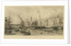 Port of London. The Custom House and buildings looking west by Thomas Allom