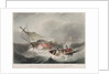 Wreck of the Forfarshire steamer on one of the rocks of the Ferne Islands as she appeared at day-break on the morning of the 7 September 1838 by John Wilson Carmichael
