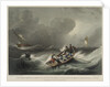 The heroic rescue of the surviving passengers and crew of the Forfarshire steamboat by Grace Darling & her father on the morning of the 7 September 1838 by John Wilson Carmichael