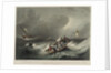 The heroic rescue of the surviving passengers and crew of the Forfarshire steamboat by Grace Darling & her father on the morning of the 7 September 1838 by John Wilson Carmichael