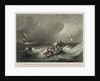 The heroic rescue of the surviving passengers and crew of the Forfarshire steamboat by Grace Darling & her father on the morning of the 7 September 1838 by John Wilson Carmichael