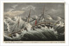 The steam ship 'President' by Nathaniel Currier