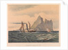 Gibraltar from the sea with the Lady Mary Wood by Oswald Walter Brierly