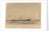 Lithograph of the Spanish vessel 'Mino' (1870) by J. McCahey
