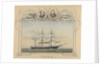 The steam vessel 'Vega' with portraits of A. E. Nordenskiold and A. L. Palander by unknown