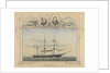 The steam vessel 'Vega' with portraits of A. E. Nordenskiold and A. L. Palander by unknown