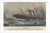 Sinking of the Steamship 'Oregon' by Currier & Ives