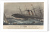 Sinking of the Steamship 'Oregon' by Currier & Ives