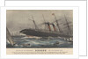 Sinking of the Steamship 'Oregon' by Currier & Ives
