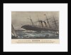 Sinking of the Steamship 'Oregon' by Currier & Ives