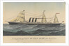 The Magnificent Steamship 'City of New York' of the Inman Line by Currier & Ives