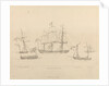 HM Yacht The Prince Regent and her ship's boat by Unknown