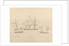 HM Yacht The Prince Regent and her ship's boat by Unknown