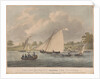 The 'Don Giovanni' beating the 'Spitfire' in a match sailed above bridge, on the 1 June, 1824, for 50 sovereigns by William Joy