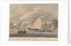 The 'Don Giovanni' beating the 'Spitfire' in a match sailed above bridge, on the 1 June, 1824, for 50 sovereigns by William Joy