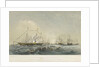 The embarkation at Gravesend of the Prince and Princess Frederick William of Prussia, in HMY 'Victoria & Albert' by Walter William May
