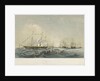 The embarkation at Gravesend of the Prince and Princess Frederick William of Prussia, in HMY 'Victoria & Albert' by Walter William May