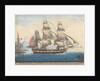 The Daphene of London, Capt. Joseph Banfield, departing from Naples year 1791 by Corne