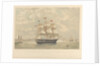 The New York and London Packet ship Victoria (entering New York Harbour) by Unknown