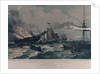 Destruction of the American emigrant ship 'Ocean Monarch' on the 24 August 1848 by A. Maclure