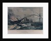Destruction of the American emigrant ship 'Ocean Monarch' on the 24 August 1848 by A. Maclure