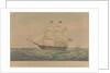 The New York and London Packet Ship 'Devonshire' 1300 Tons by Thomas Goldsworth Dutton