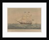 The New York and London Packet Ship 'Devonshire' 1300 Tons by Thomas Goldsworth Dutton