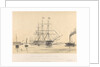 The 'Kent' (1853), 1000 tons, being towed past Gravesend by Thomas Goldsworth Dutton