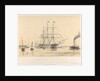 The 'Kent' (1853), 1000 tons, being towed past Gravesend by Thomas Goldsworth Dutton