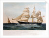Clipper ship 'Harwood' (Br, 1857) by Thomas Goldworth Dutton