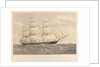 The clipper ship 'Highflyer', 1111 Tons by Thomas Goldsworth Dutton