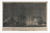 HMS 'Daedalus' passing some ice islands.... on the Eastern Steep edge of the Great Bank of Newfoundland by J. H.