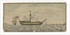 View of HMS 'St George' after being onshore at the bar of Lisbon by G.B Lawrence