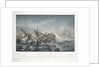 Shipwreck of the 'Astrolabe' on the reefs of the Island of Vanikoro by Louis Le Breton