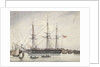The 'Bacchante' off Deptford 1811 by unknown