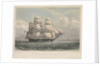 HMS 'Vindictive', 50 guns, in full sail by J.H. Vernon