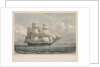 HMS 'Vindictive', 50 guns, in full sail by J.H. Vernon