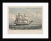 HMS 'Vindictive', 50 guns, in full sail by J.H. Vernon