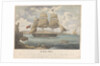 HMS 'Alfred' going out of Malta Harbour, 12 January 1833 by C. de Brocktorff