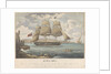 HMS 'Alfred' going out of Malta Harbour, 12 January 1833 by C. de Brocktorff