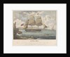 HMS 'Alfred' going out of Malta Harbour, 12 January 1833 by C. de Brocktorff