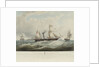 The Niger Expedition... off Holyhead... August-October 1841, HMS 'Albert', 'Sudan' and 'Wilberforce' by Samuel Walters