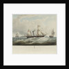 The Niger Expedition... off Holyhead... August-October 1841, HMS 'Albert', 'Sudan' and 'Wilberforce' by Samuel Walters