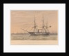 The Egyptian Steam frigate Sharkie 36 guns by Rudolph Ackermann; William Foster; Thomas Goldsworthy Dutton