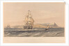 HMS 'Hannibal' 91 Guns... flagship... leaving Anapa, June 12th 1855 by Sir Oswald Walters Brierly; R. M. Bryson; Day & Son; Goupil & Co; P & D Colnaghi & Co Ltd