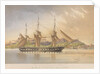 HMS 'Forte' (51 Guns) at Rio de Janeiro 1st December 1861 by Lieutenant G L Tupman