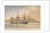 HMS 'Forte' (51 Guns) at Rio de Janeiro 1st December 1861 by Lieutenant G L Tupman
