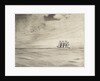 Four masted sailing vessel in a calm sea (3) by John Everett