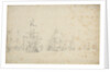 De With's squadron at anchor by Willem van de Velde the Elder